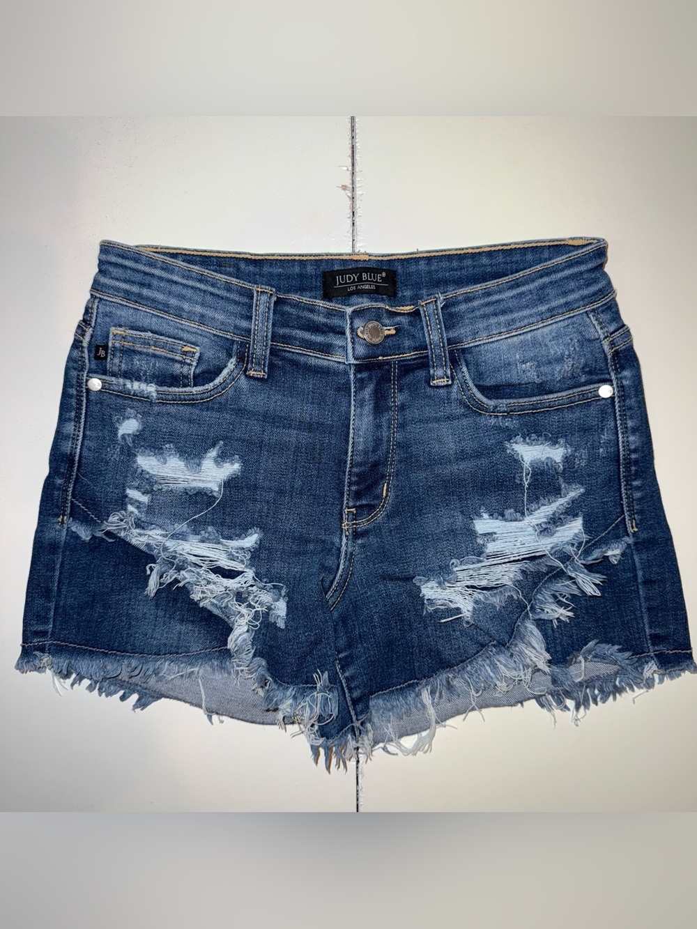 Judy Blue Distressed Denim Shorts